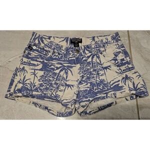 Polo Jeans Company Ralph Lauren Saturday Shorts Size 4 Womens Floral Beach VTG